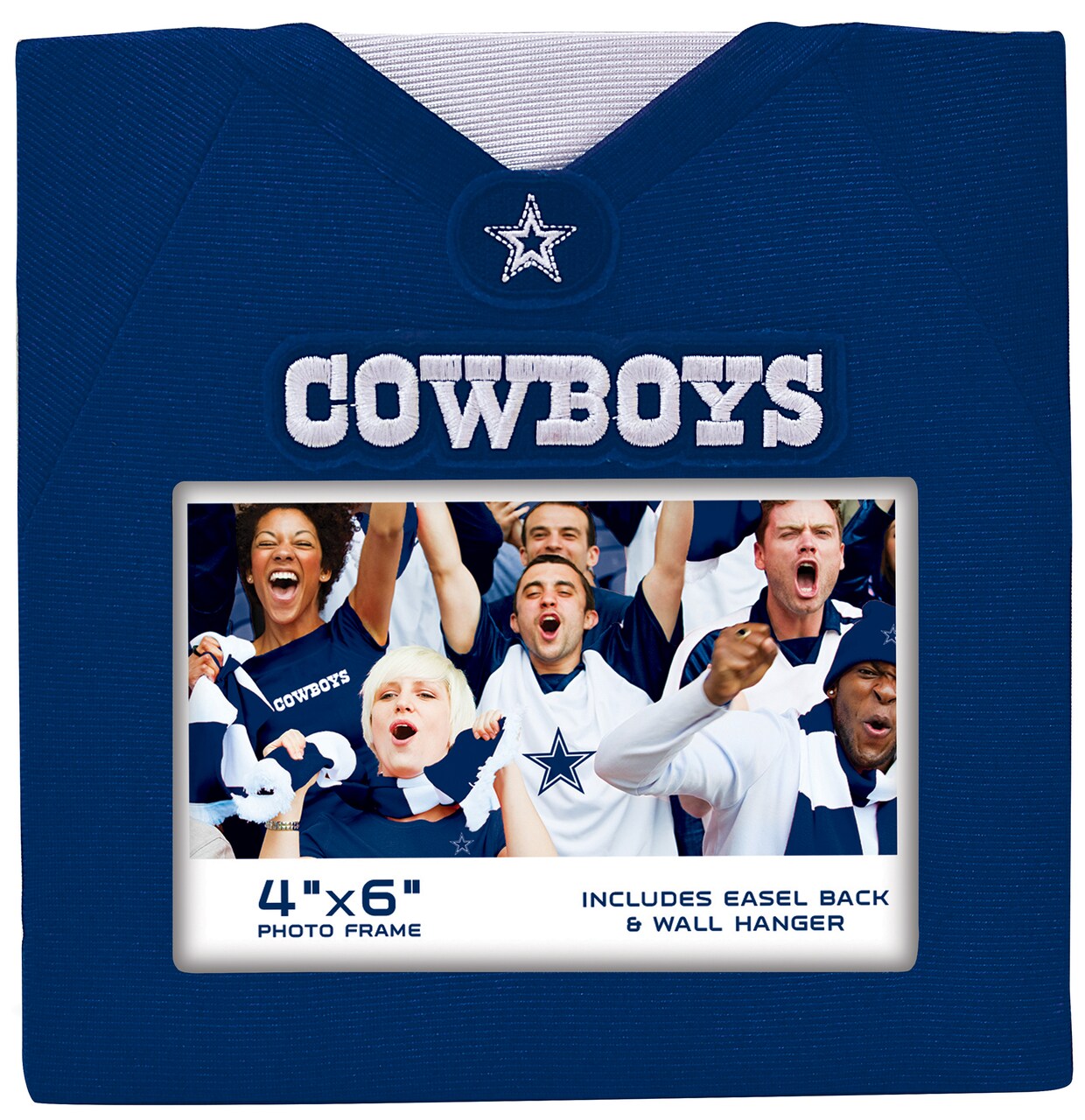 MasterPieces Sports Decor - NFL Dallas Cowboys - Team Jersey Uniformed Picture Frame For 4"x6" Photos